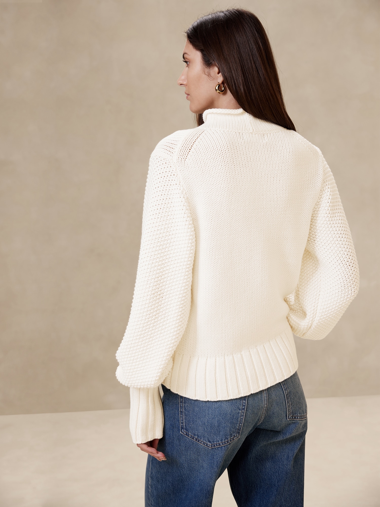 Ilona Cotton-Wool Sweater | Banana Republic
