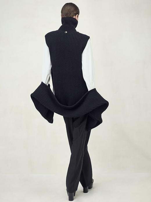 BR x Peter Do Detachable Turtleneck Sweater | Banana Republic