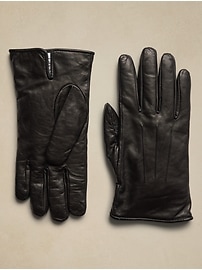 Massimo Leather Glove Gianni Banana Republic