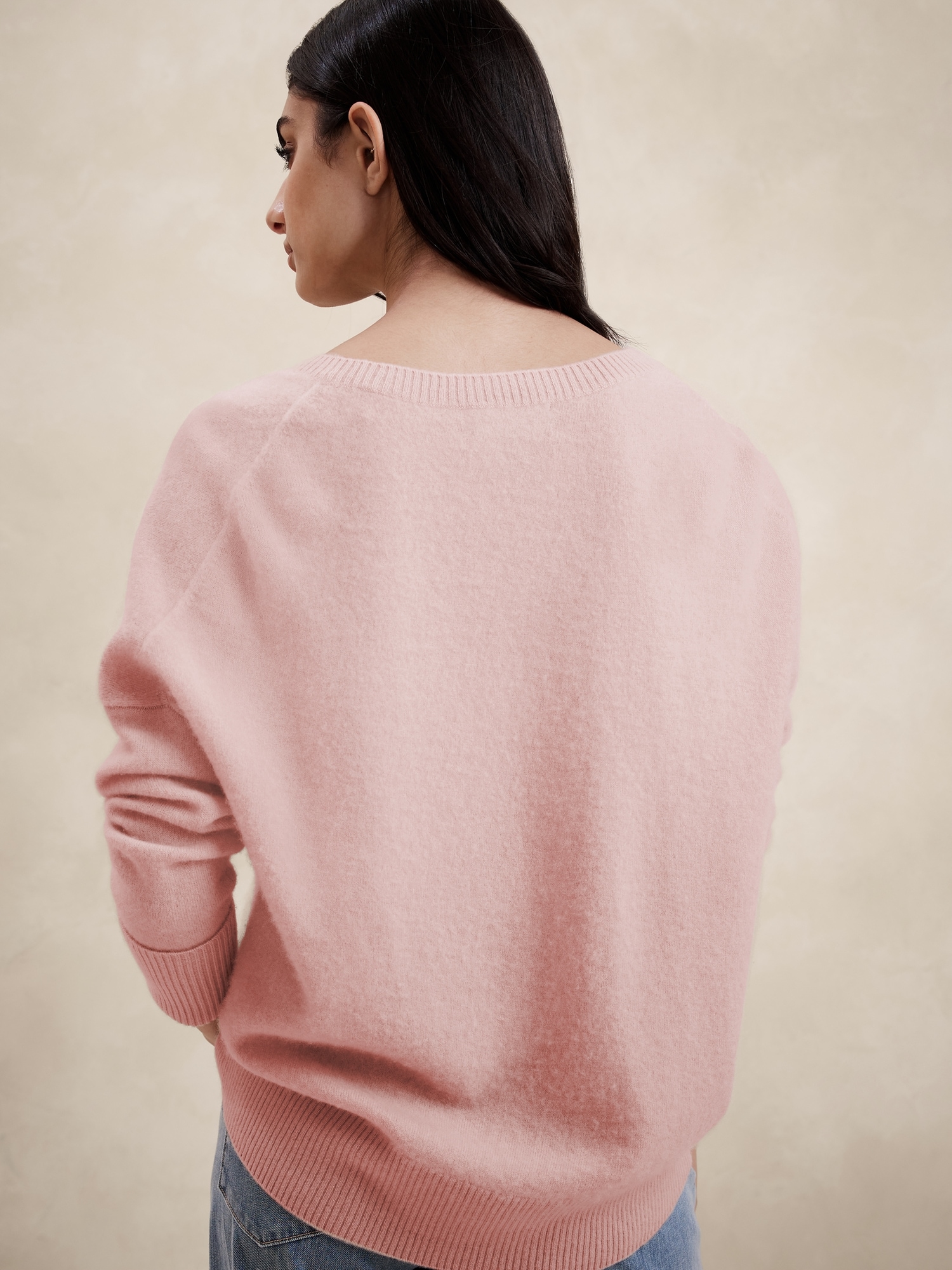 Astrid Boiled Cashmere V-Neck Sweater