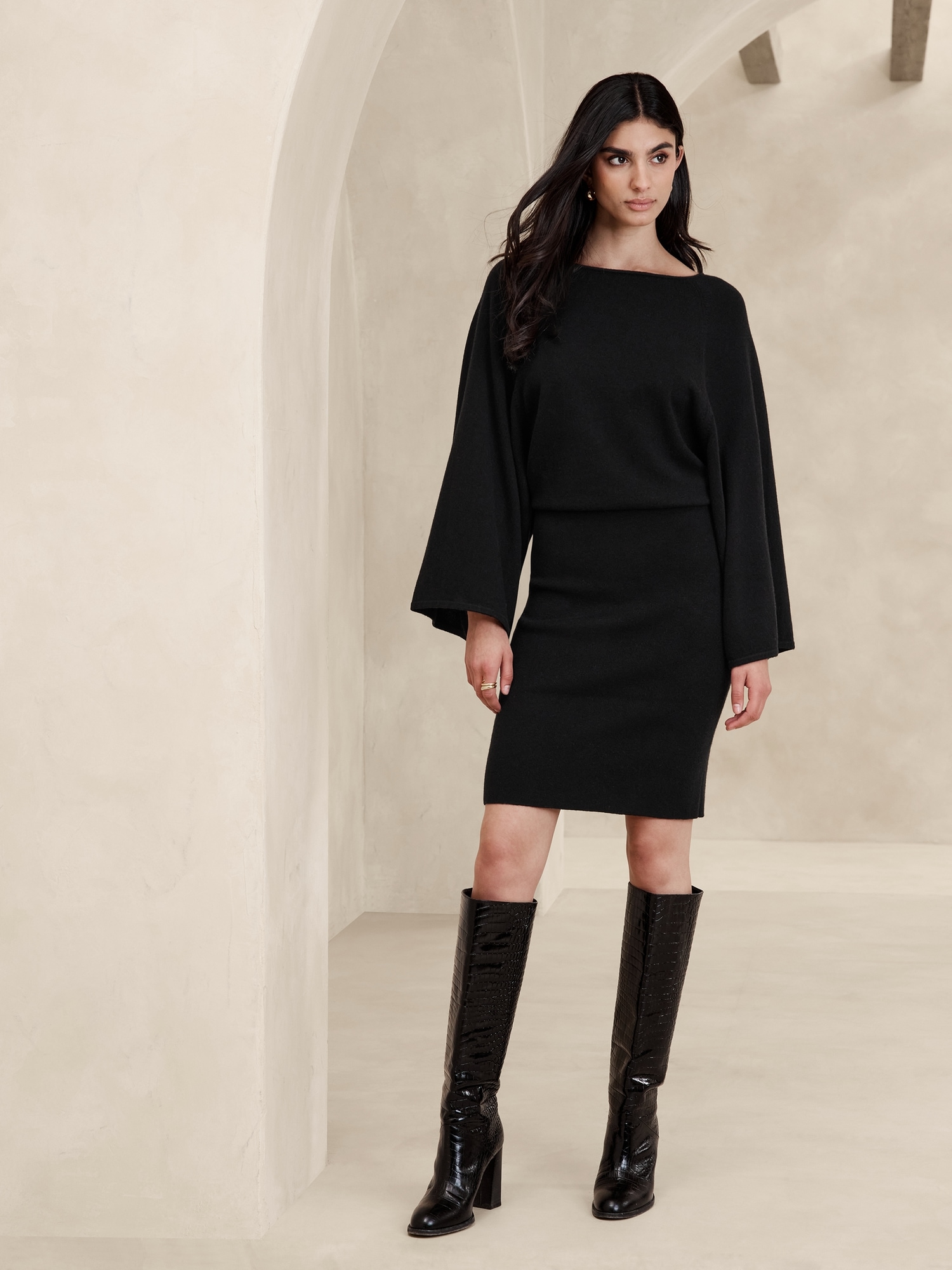 Bethel Merino-Cashmere Sweater Dress