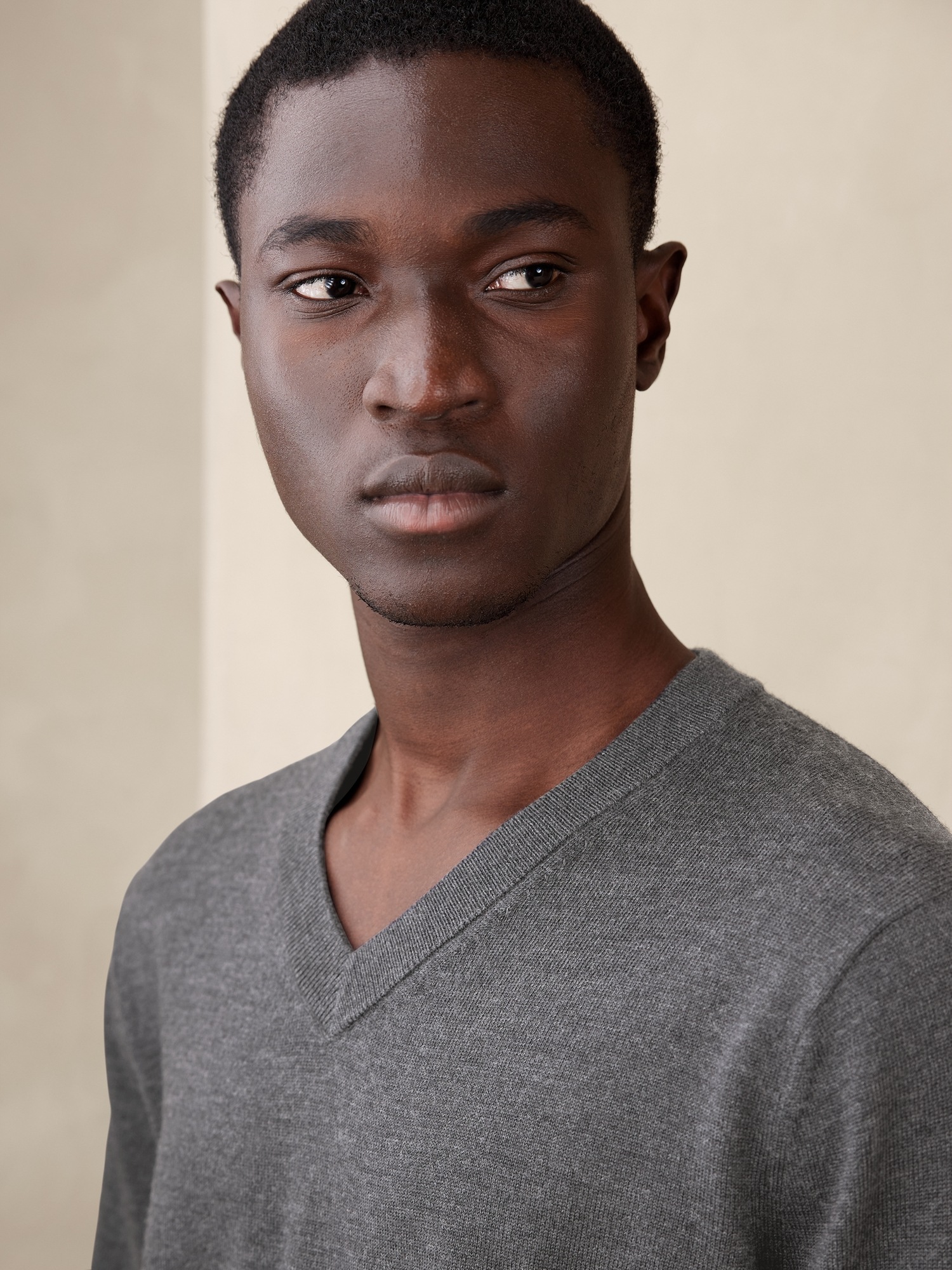 Merino V Neck Sweater Banana Republic