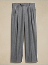 Arama Italian Flannel Wide-Leg Pant