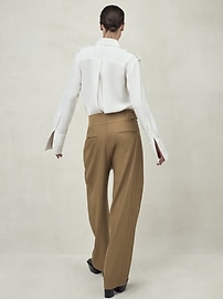 BR x Peter Do Tuxedo Drill Trousers | Banana Republic