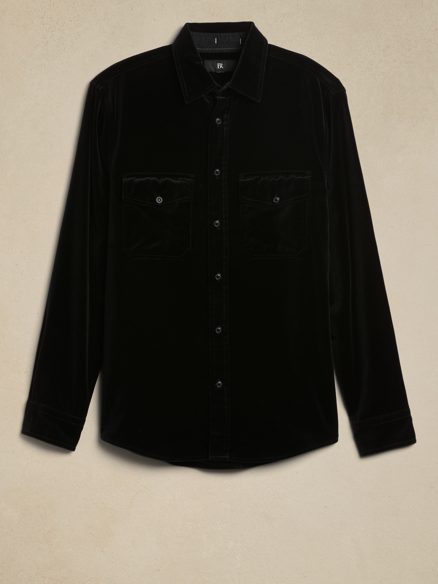 Henri Velvet Shirt Jacket