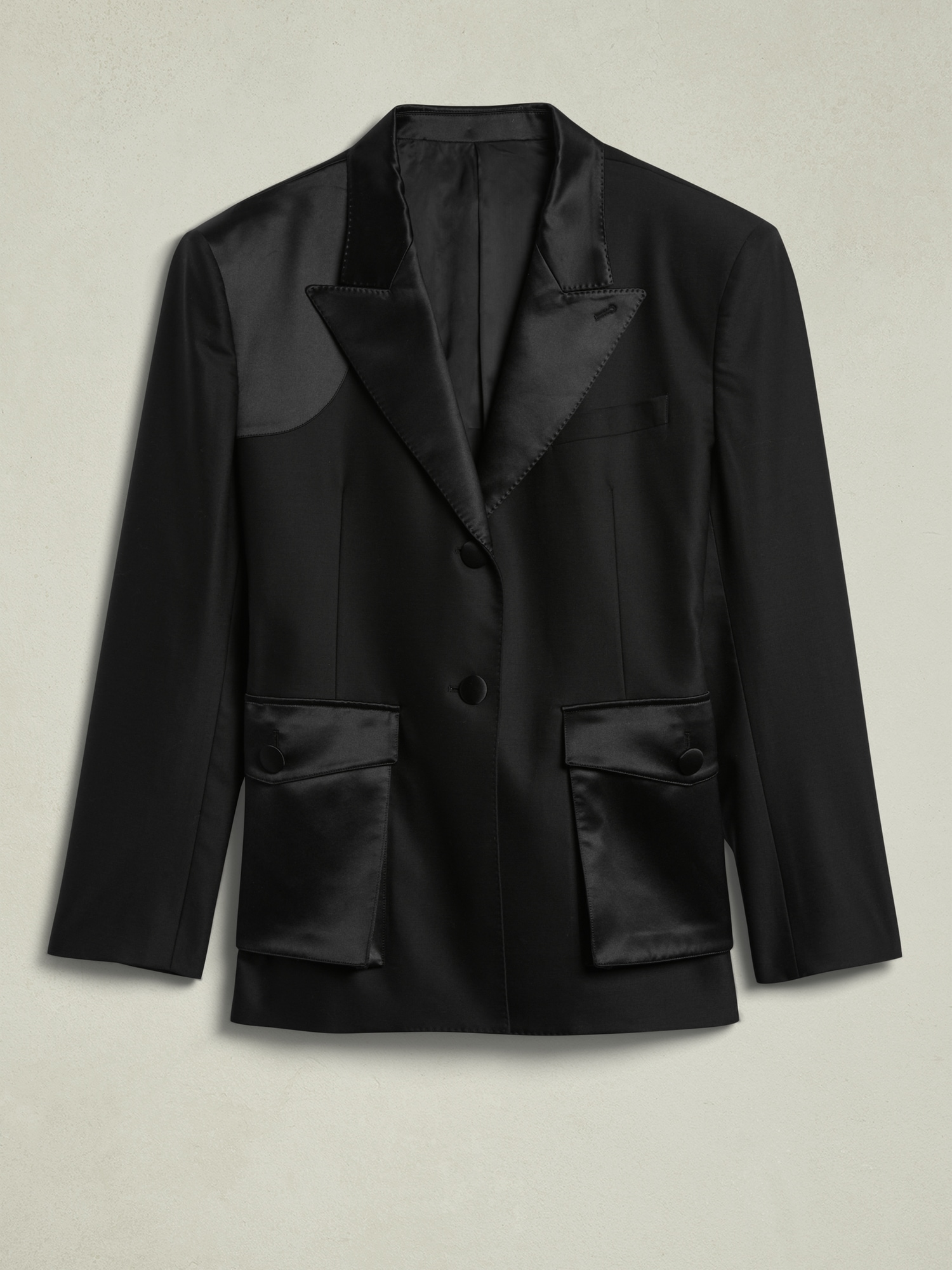 BR x Peter Do Tuxedo Utility Blazer | Banana Republic