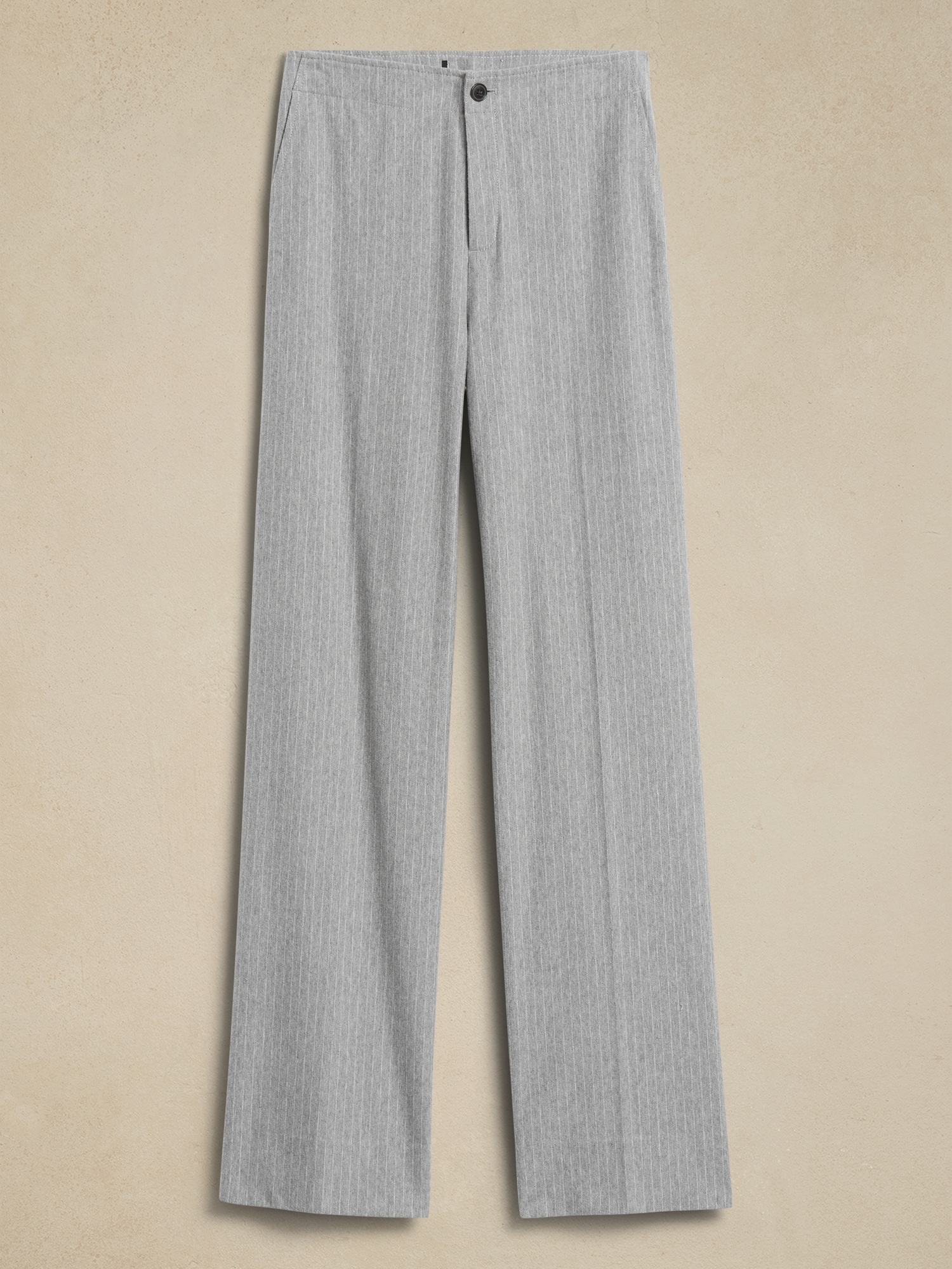 Women's Cotton Blend Wide Leg Striped Pants | LOVESTITCH