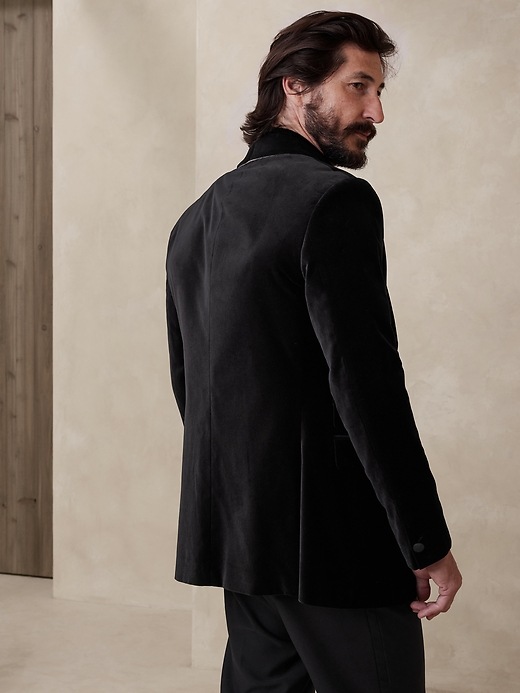 mens black velvet tuxedo jacket