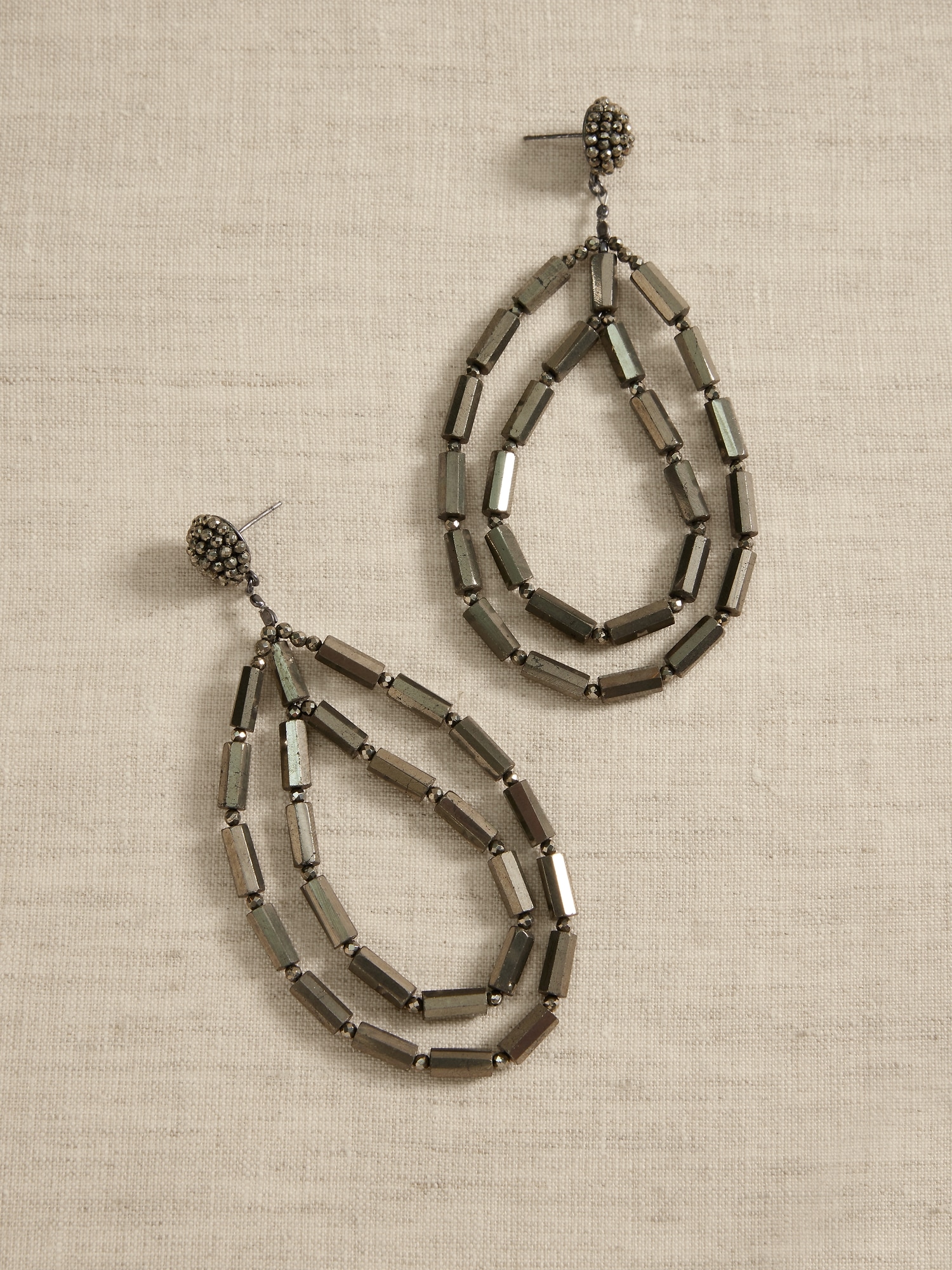 Althea Pyrite Earrings | Aureus + Argent