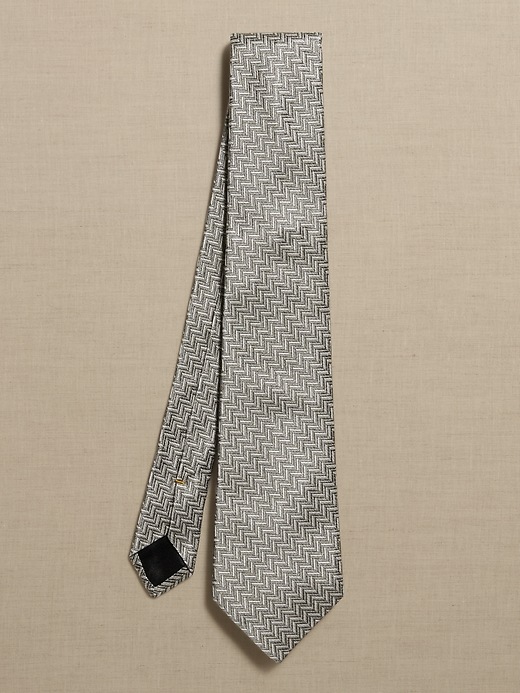 Banana Herringbone Necktie