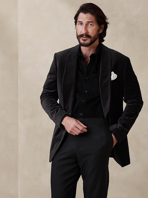 Norte Velvet Tuxedo Jacket | Banana Republic