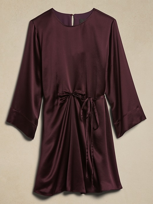 green emerald velvet dress Francesca Satin Halter Tie Neck Floor Length Dress Sage / 14 main image 0