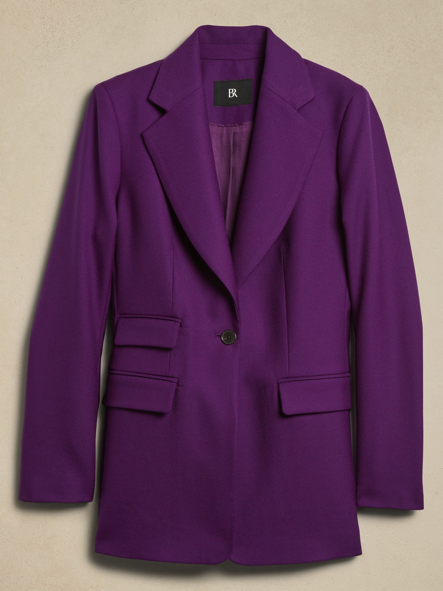 Lido Sculpted Italian Wool Blazer