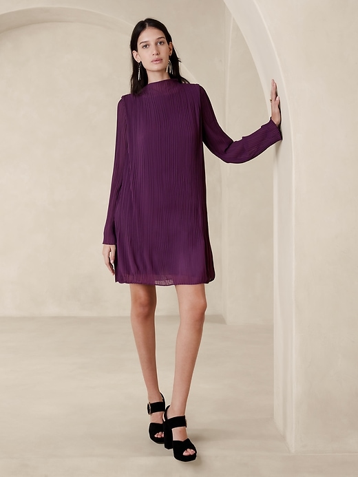 pleated mini dress banana republic Pleated Midi Dress Banana Republic Petite Dresses Banana Republic Petite  Pleated Midi Dress White 446839013