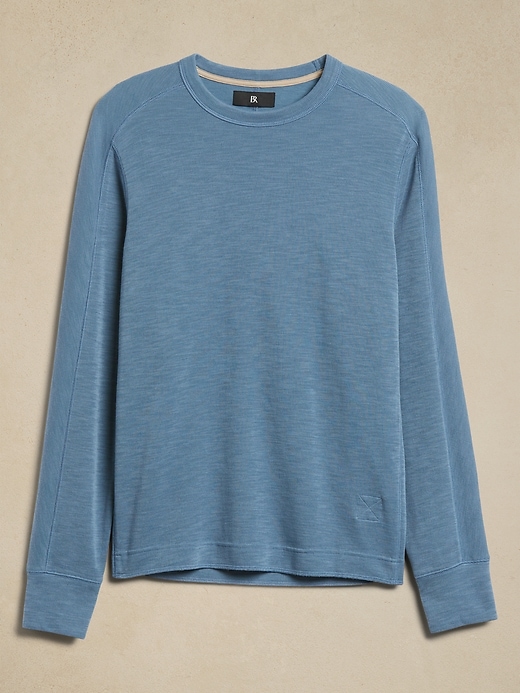 Double-Knit Crew-Neck T-Shirt