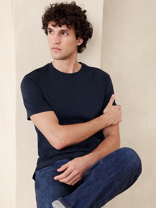 Authentic Supima® T-Shirt 3-Pack | Banana Republic