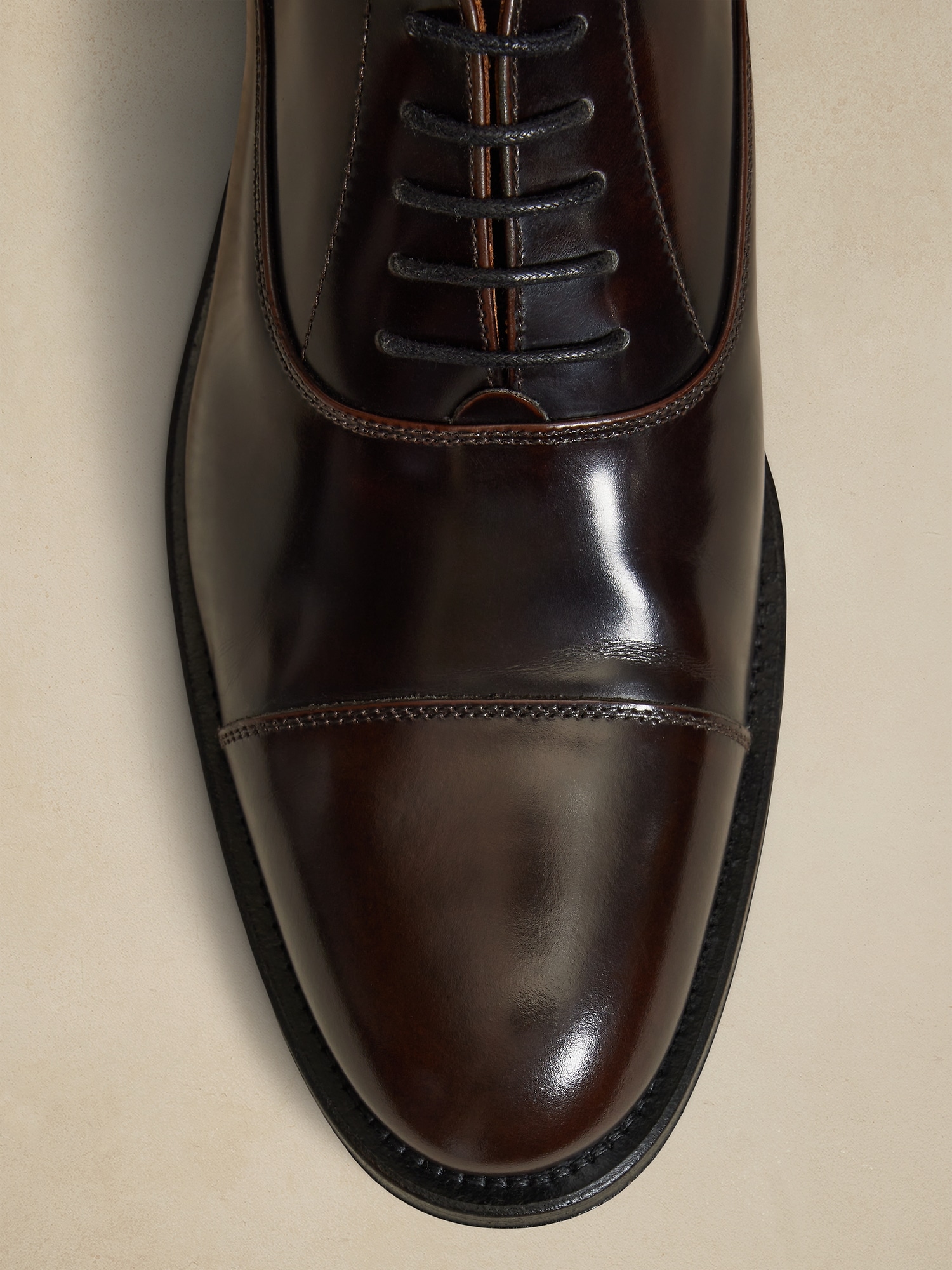 Mesi Leather Cap-Toe Oxford