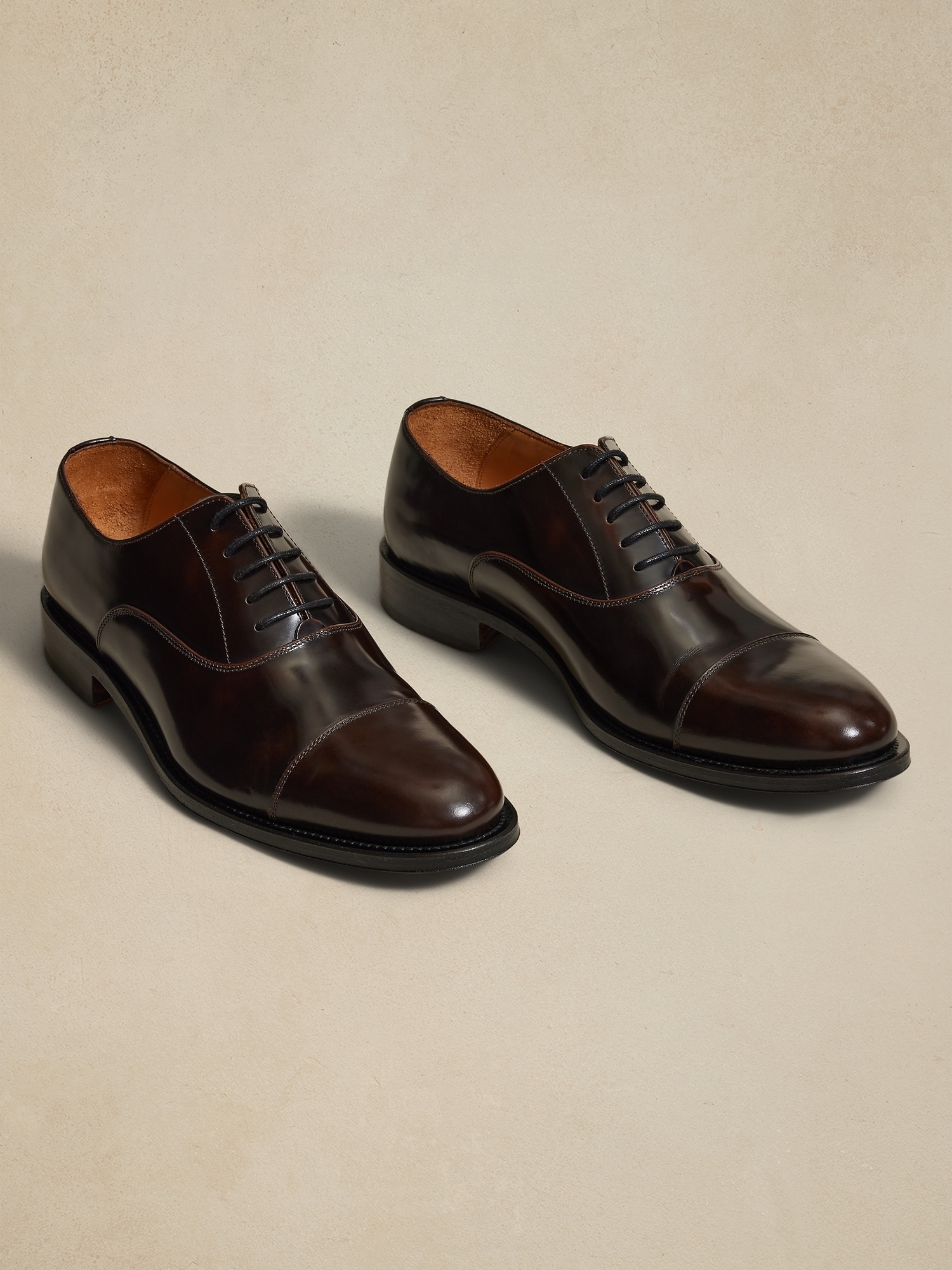 Mesi Leather Cap-Toe Oxford