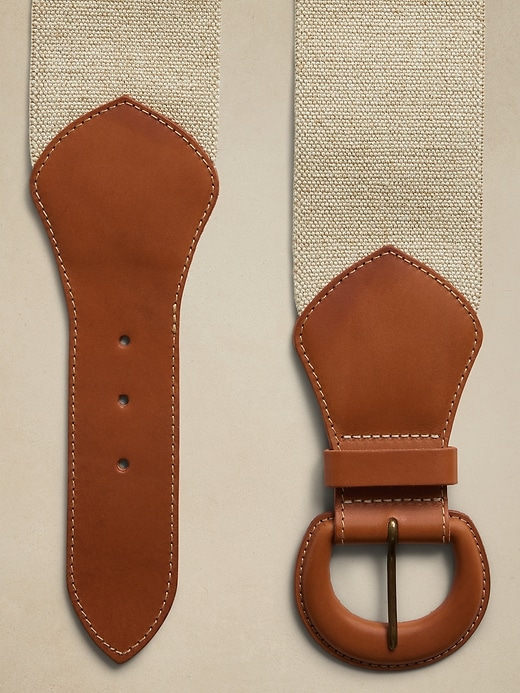 Banana Republic Llano Stretch Belt #882841 Wide Waist Belt | Banana Republic main image 4