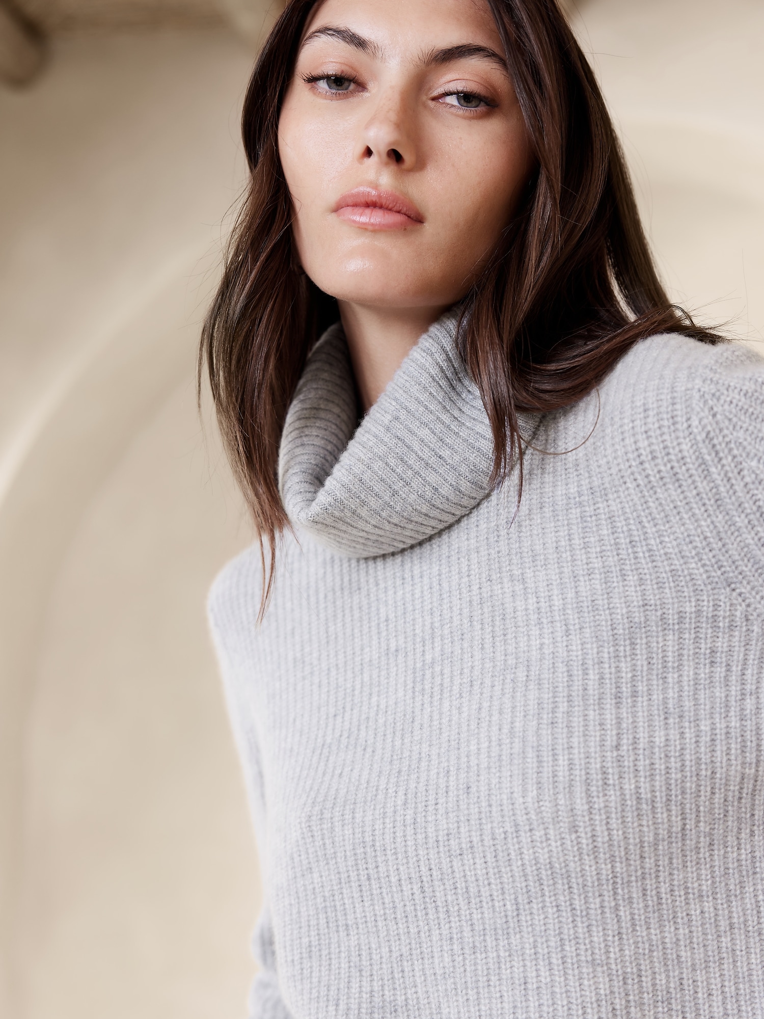 Chiara Cashmere Turtleneck Sweater