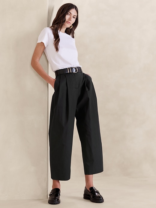 Avila Barrel-Leg Pant | Banana Republic