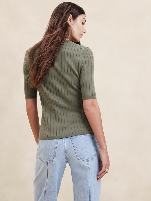 Nezha Merino Ribbed Sweater