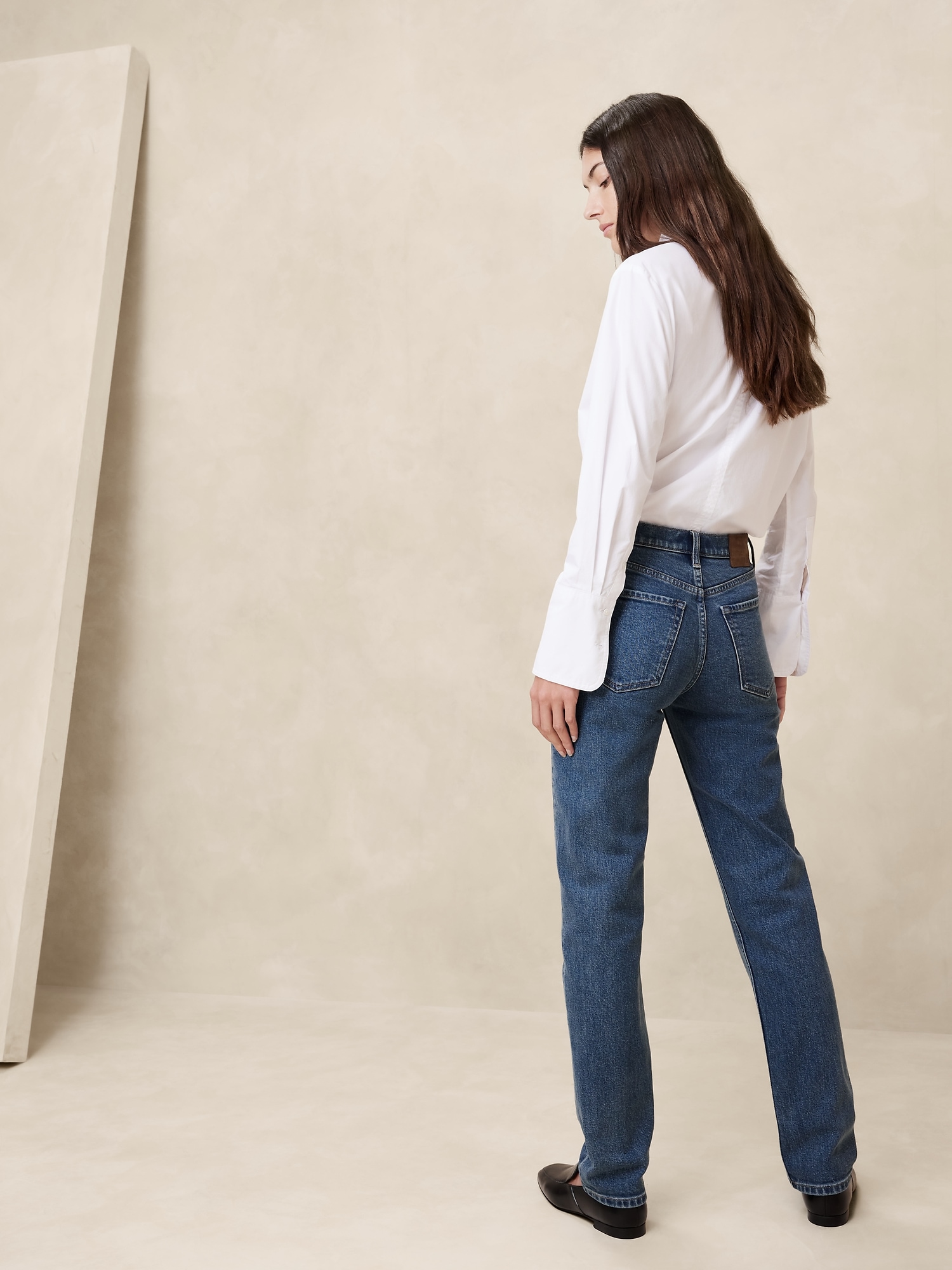 High-Rise Straight Jean