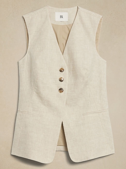 Quilted vest for women, reversible linen vest, tie side vest, padded  utility vest LINA -  Portugal