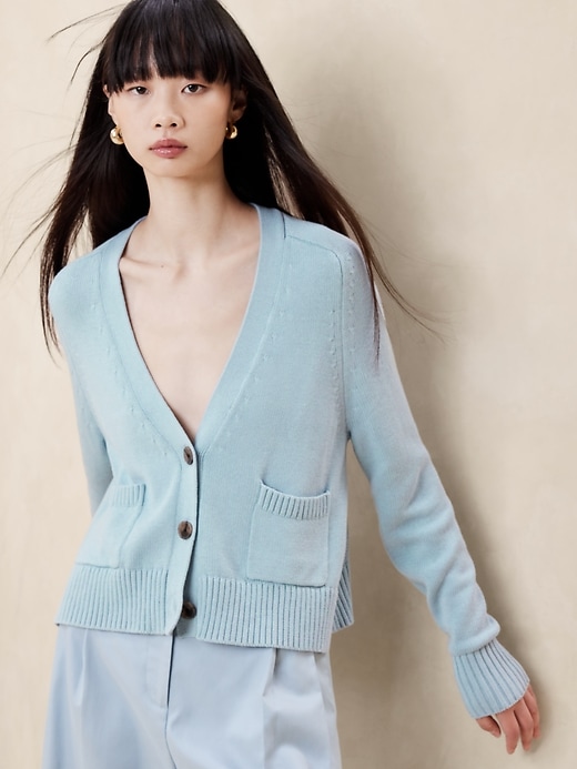 Silk cardigan clearance