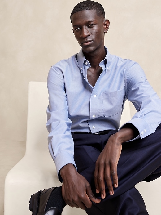 Standard Wrinkle-Resistant Dress Shirt | Banana Republic