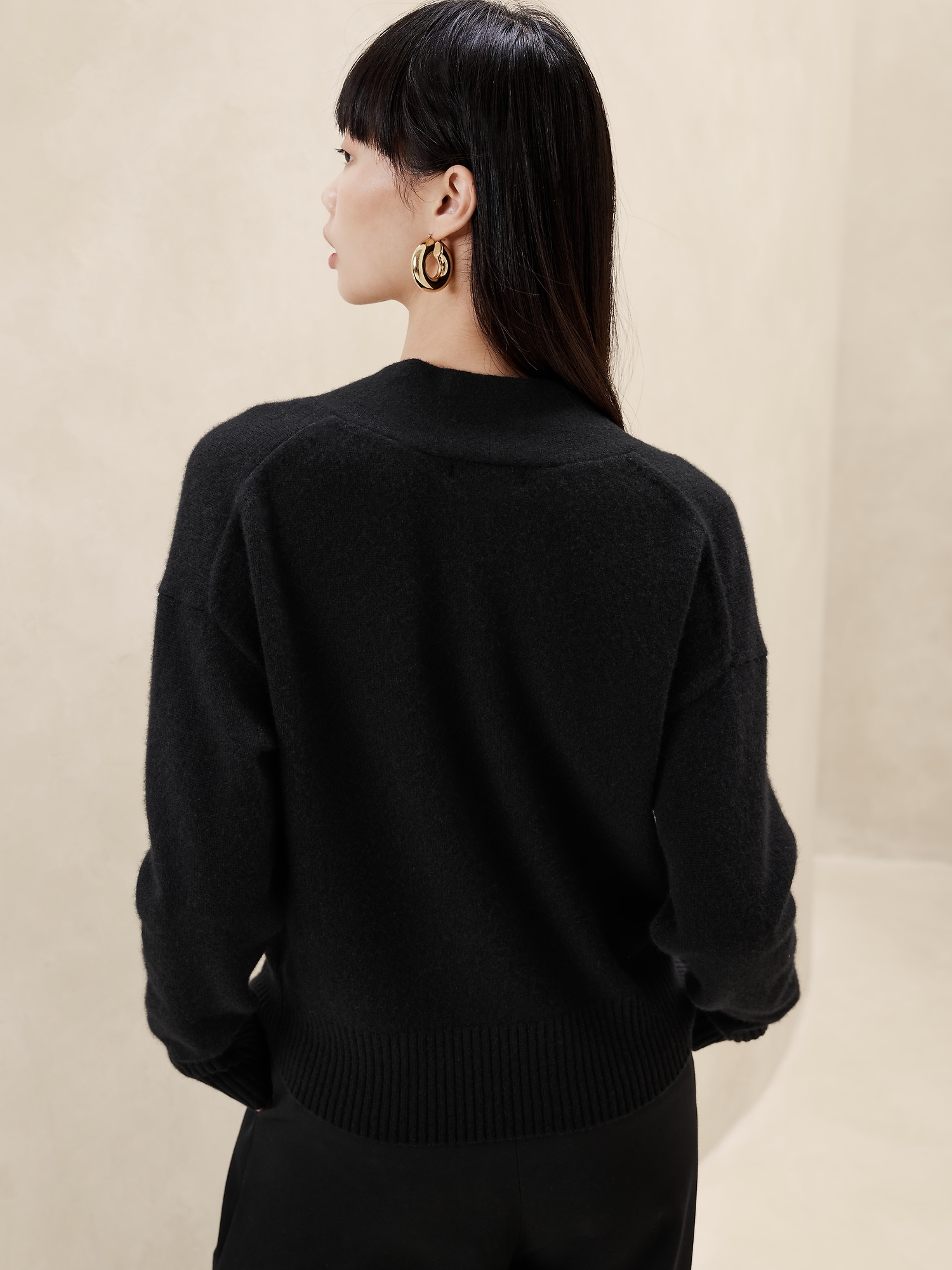 Luna Cashmere V-Neck Sweater