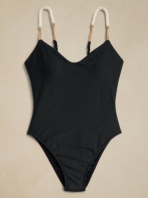 Aqua Green Black One Piece Bathing Suit UPF 50 Large NEW | eBay