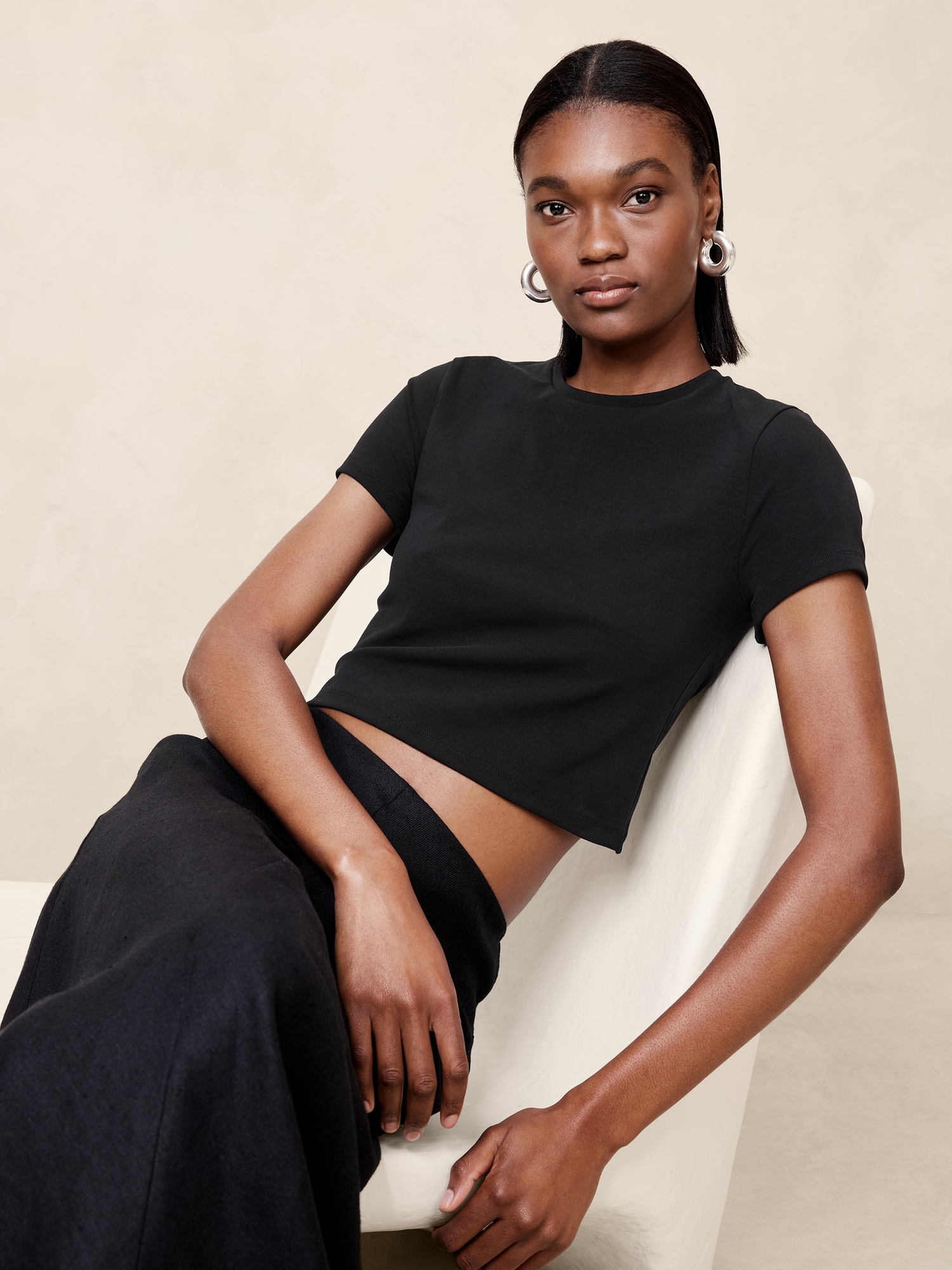 Banana Republic Factory + Active Support Cropped Top