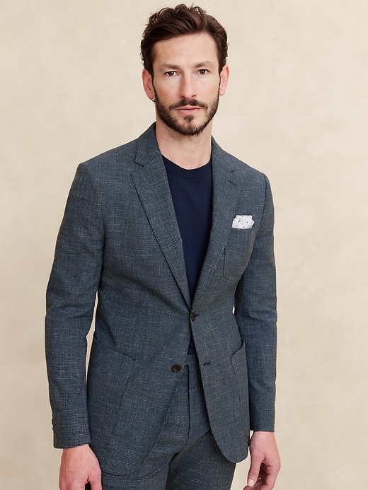 Italian Stretch-Cotton Suit Jacket | Banana Republic