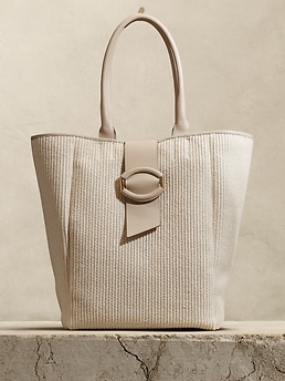 Banana republic 2025 straw bag