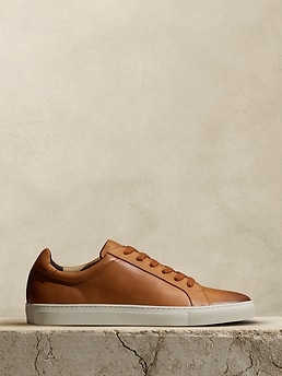 Banana republic nicklas deals leather sneaker