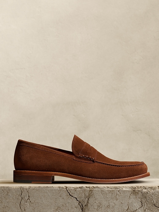 Banana Republic Suede Penny Loafers