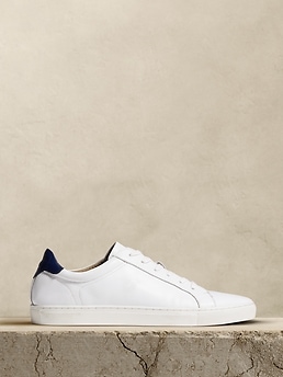 Banana republic clearance white sneakers