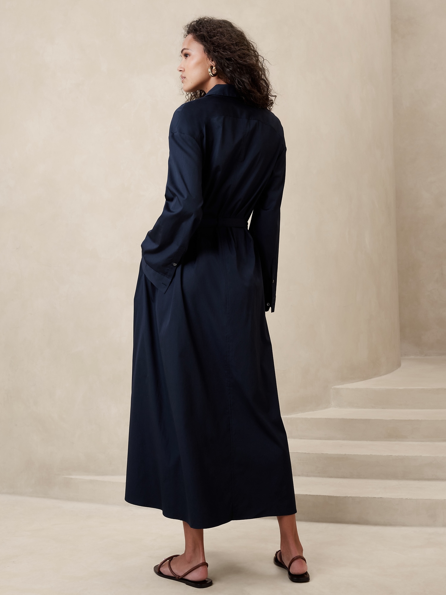 Alani Oversized Poplin Shirtdress