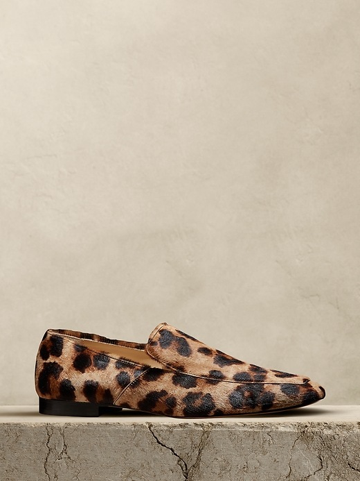 Luz Haircalf Leather Loafer | Banana Republic display picture 1