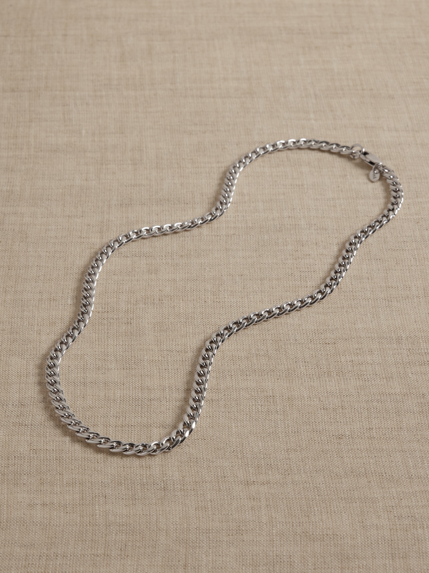 Ravena Delicate Curb Link Necklace by Aureus + Argent