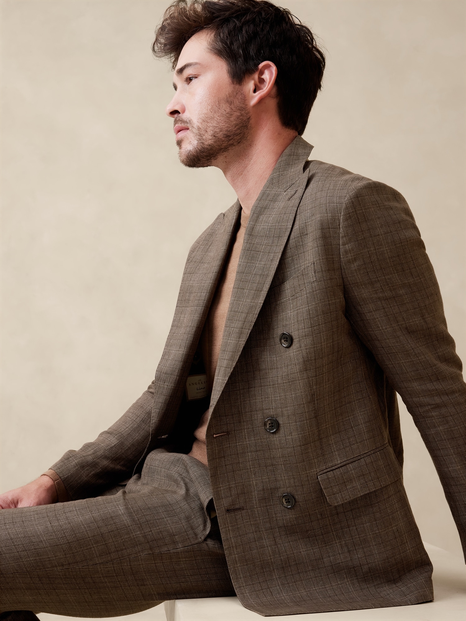 Simeon Italian Linen Suit Jacket