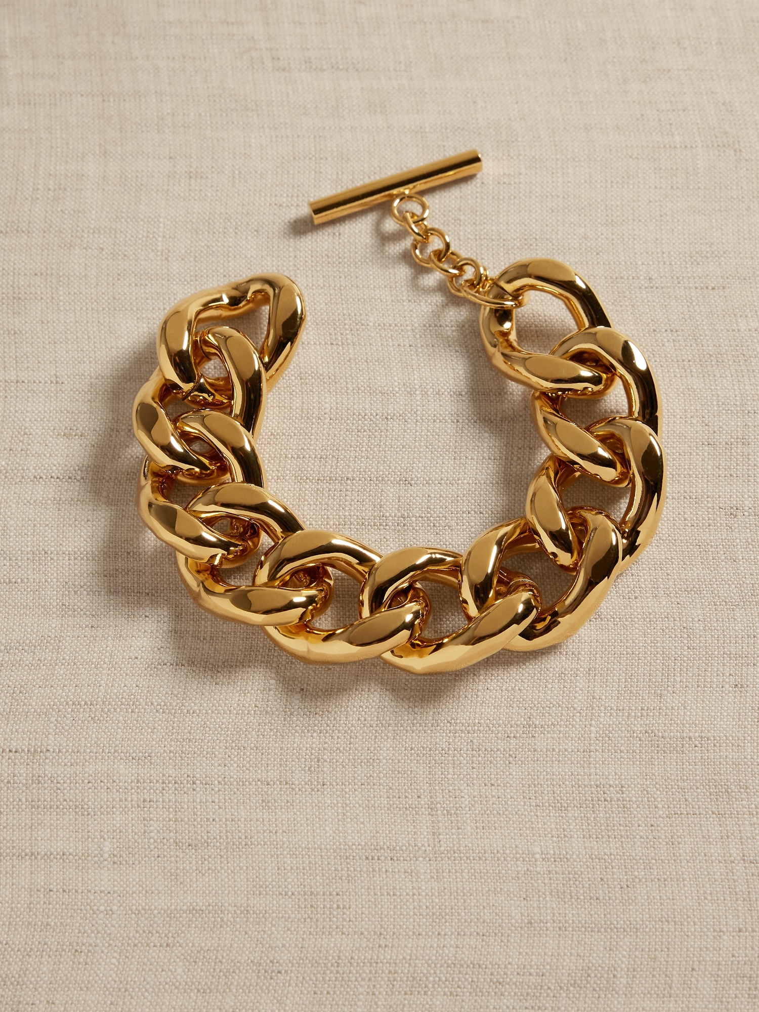 Leggera Jumbo Curb Link Bracelet &#124 Aureus + Argent