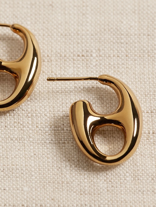 Mariner Link Earrings by Aureus + Argent Banana Republic