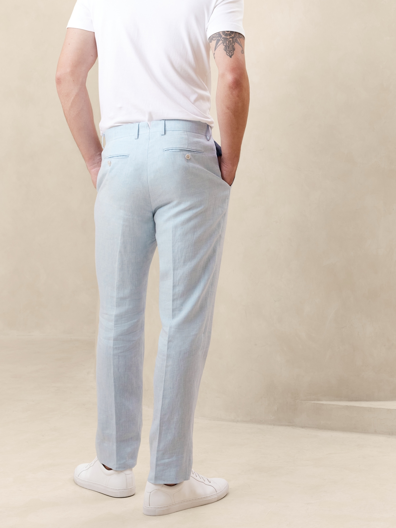 Corcoran European Linen Suit Pant