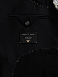 Signature Italian Hopsack Double-Breasted Suit Jacket