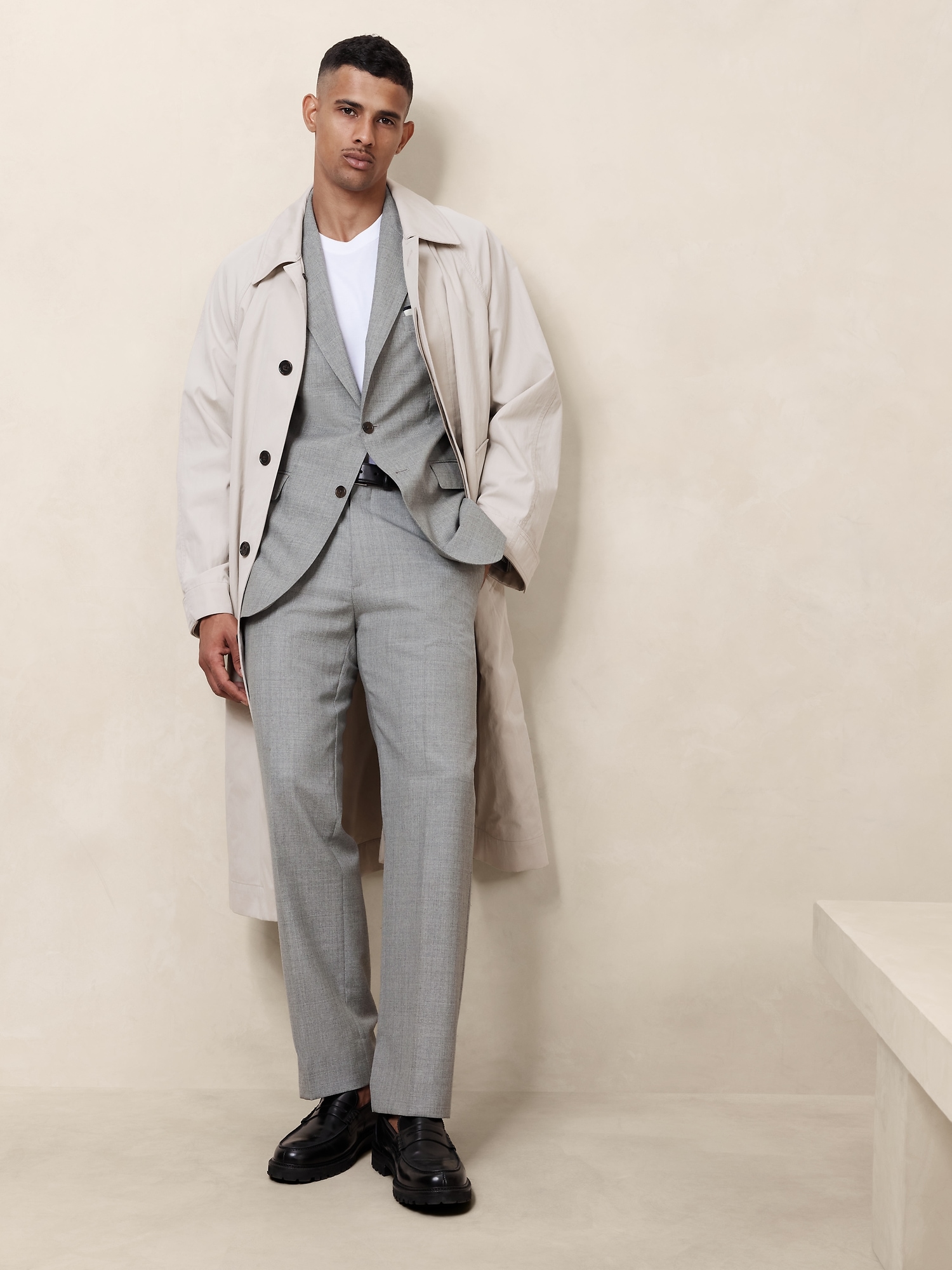 Caldo Italian Cotton-Linen Suit Jacket