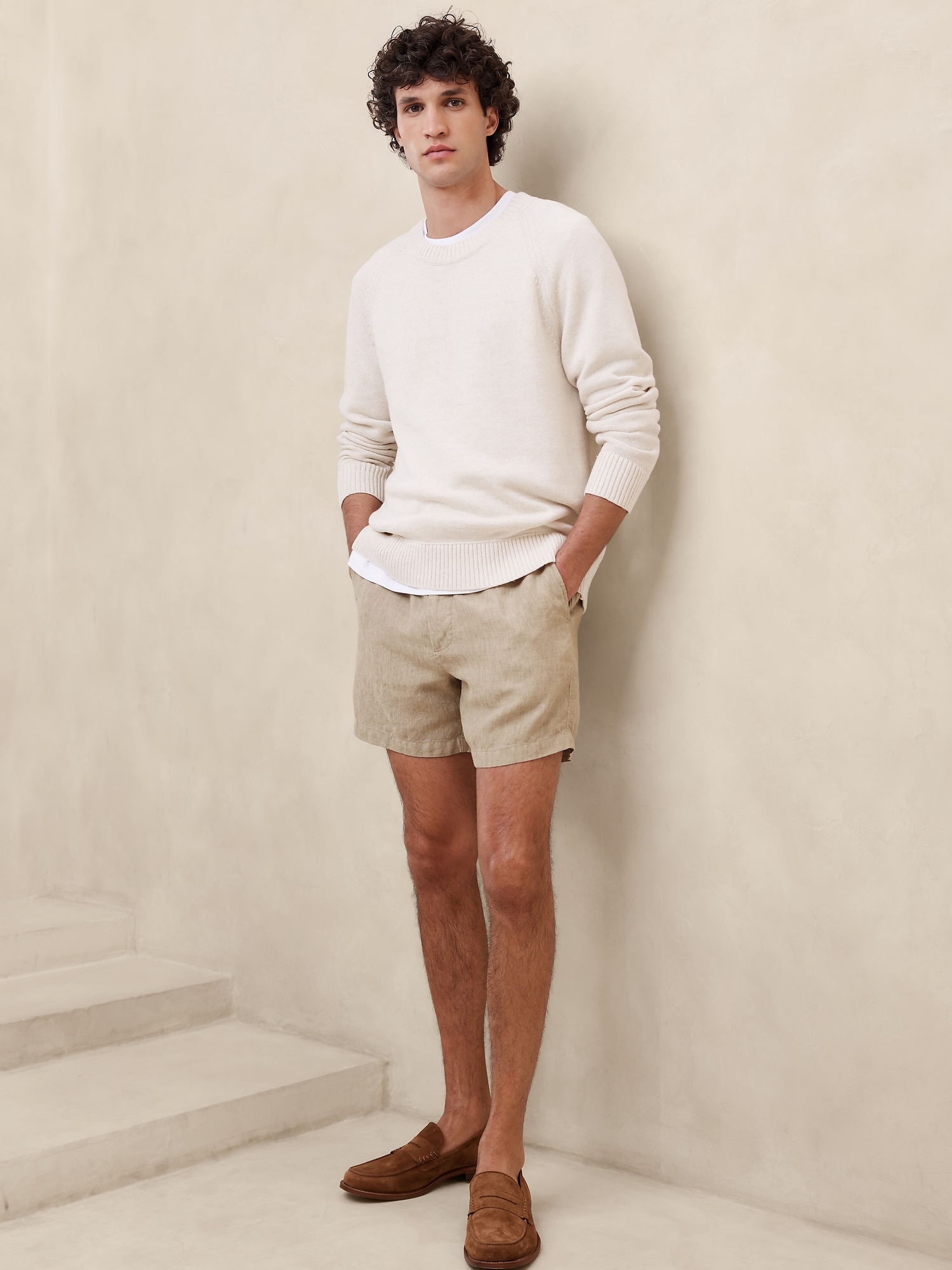 Men's Loose Fit 5-inch Inseam Shorts For Summer Casual Style