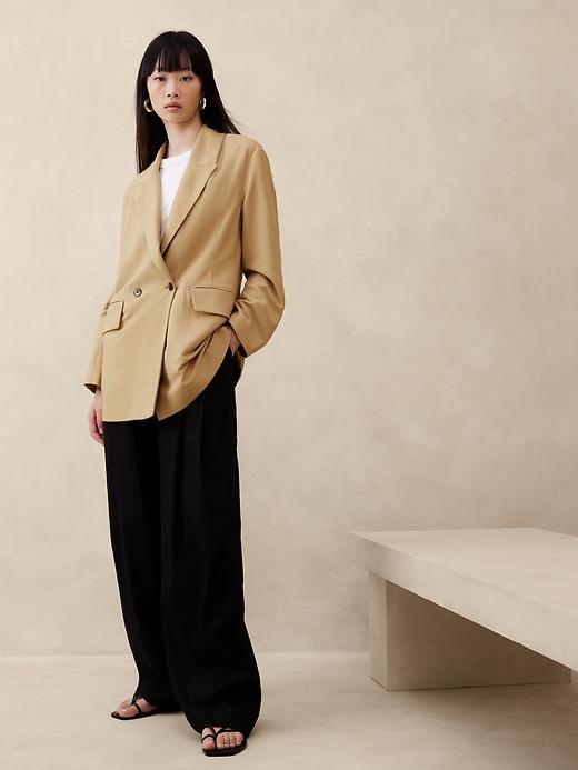 Ada Relaxed Unstructured Blazer | Banana Republic