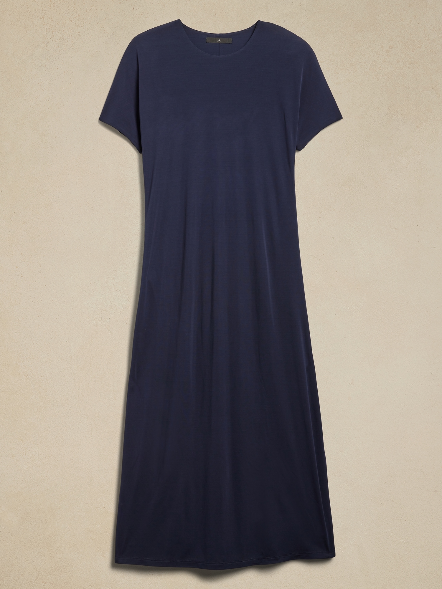 Crepe Midi T-Shirt Dress